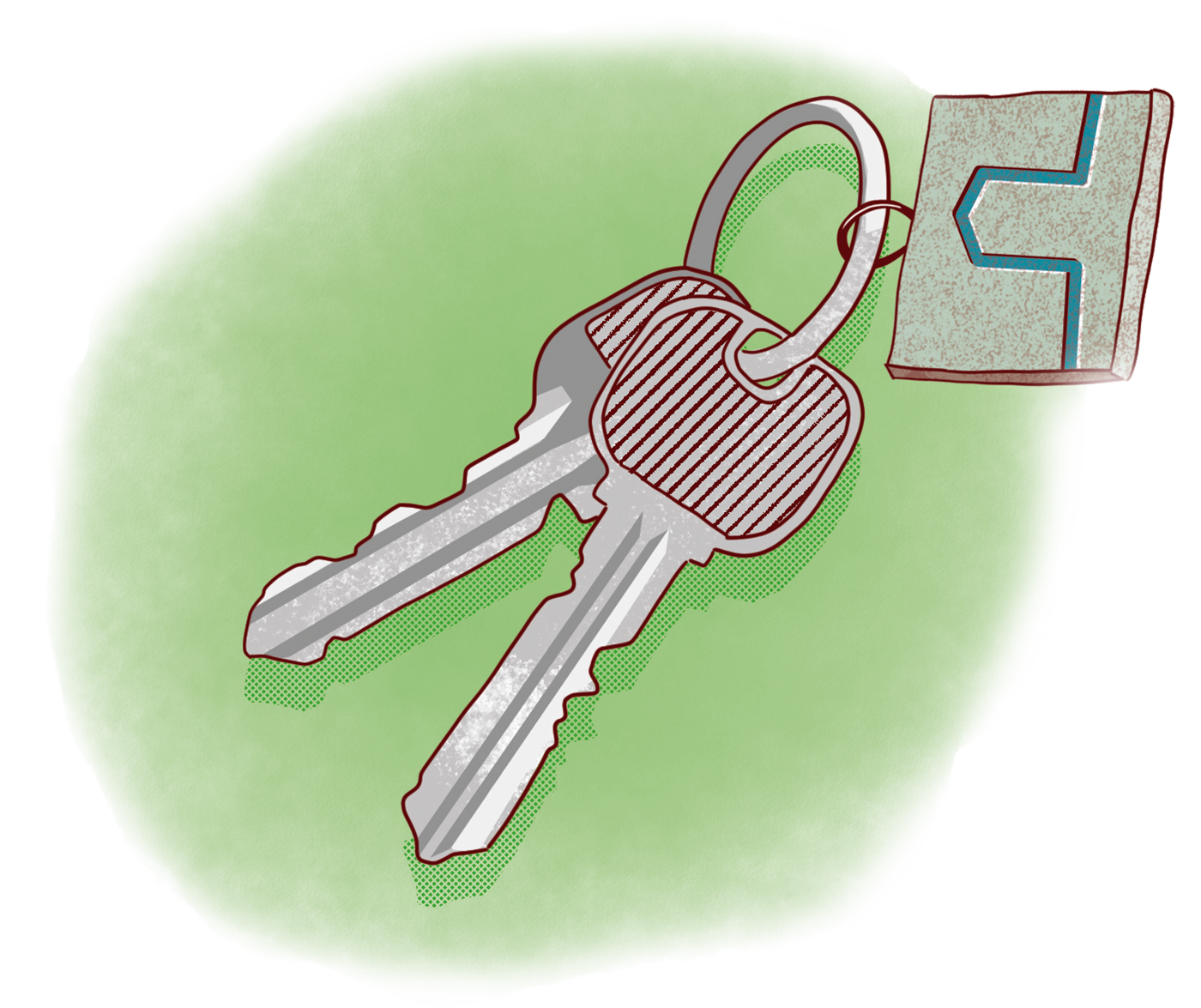 Illustration Schlüsselbund