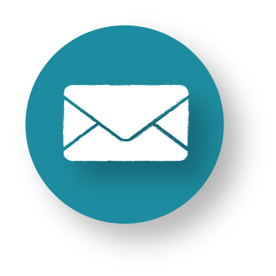 Icon mit Briefsymbol